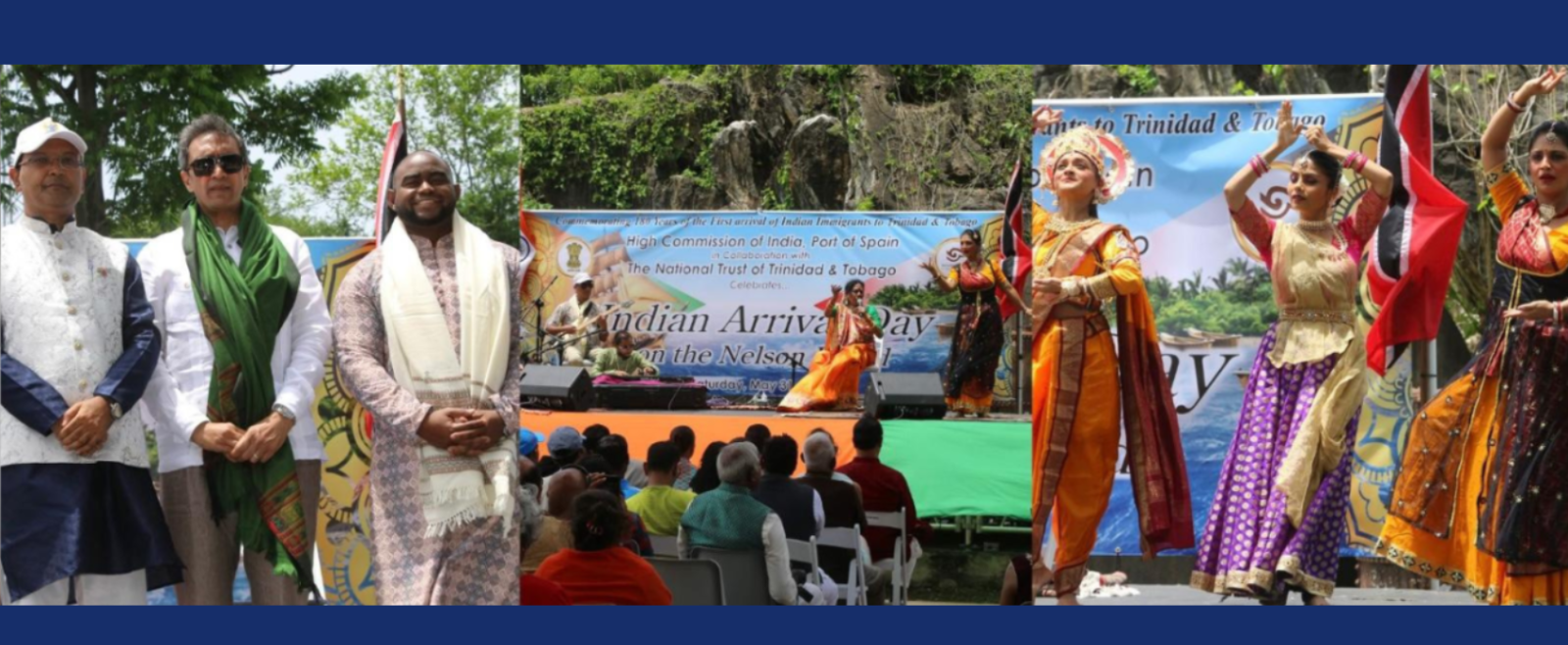 Glimpses of the commemoration of the 180th Indian Arrival Day celebration at historic Nelson Island on 31st May 2025