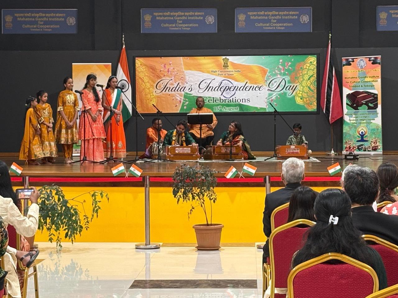 The High Commission of India hosted a flag-hoisting ceremony on 15th August 2025 to mark the 79th anniversary of India’s Independence. The event was held at MGICC, Mt. Hope, and was attended by members of the Indian diaspora, friends of India, and well-wishers. The ceremony featured the hoisting of the Indian National Flag, the singing of the National Anthem, and cultural performances showcasing India’s rich heritage.