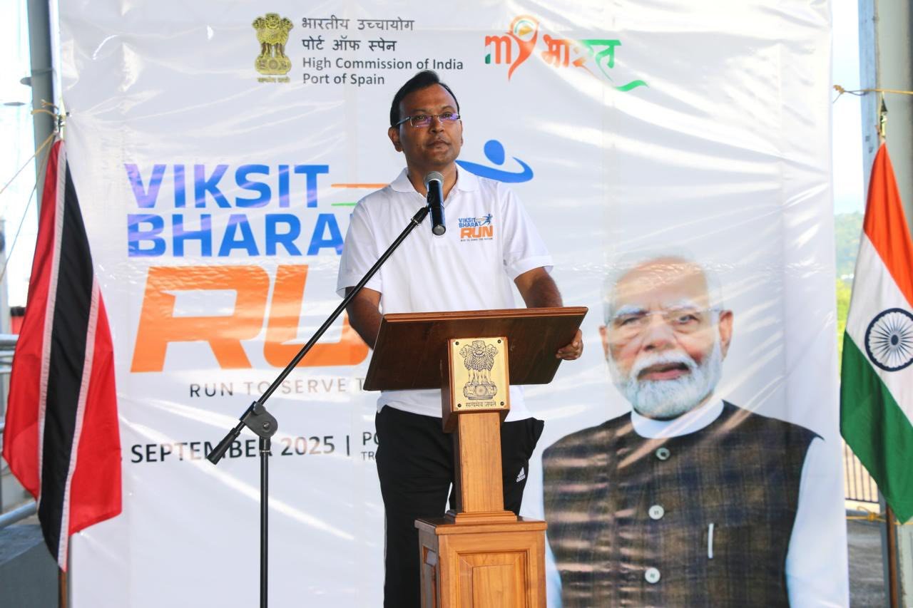 Viksit Bharat Run was organized at the Queen’s Park Savannah Ground in Port of Spain (Trinidad & Tobago)