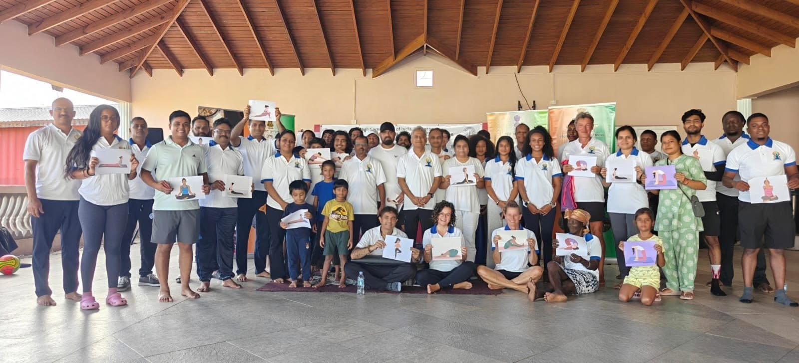 Celebration of Yoga Day at the Grenada Trade Centre in Grenada on June 14, 2026