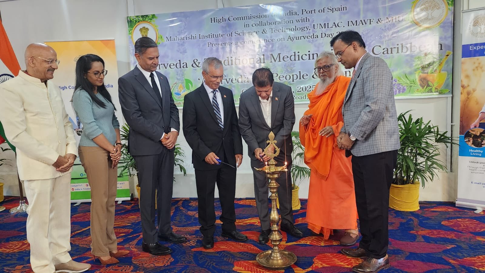 The High Commission of India, in collaboration with the Maharshi Institute of Science & Technology organized a Conference on ‘Ayurveda and Traditional Medicine in the Caribbean’ in Port of Spain on October 4, 2025.