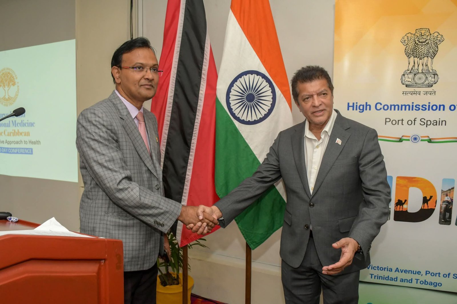 The High Commission of India, in collaboration with the Maharshi Institute of Science & Technology organized a Conference on ‘Ayurveda and Traditional Medicine in the Caribbean’ in Port of Spain on October 4, 2025.