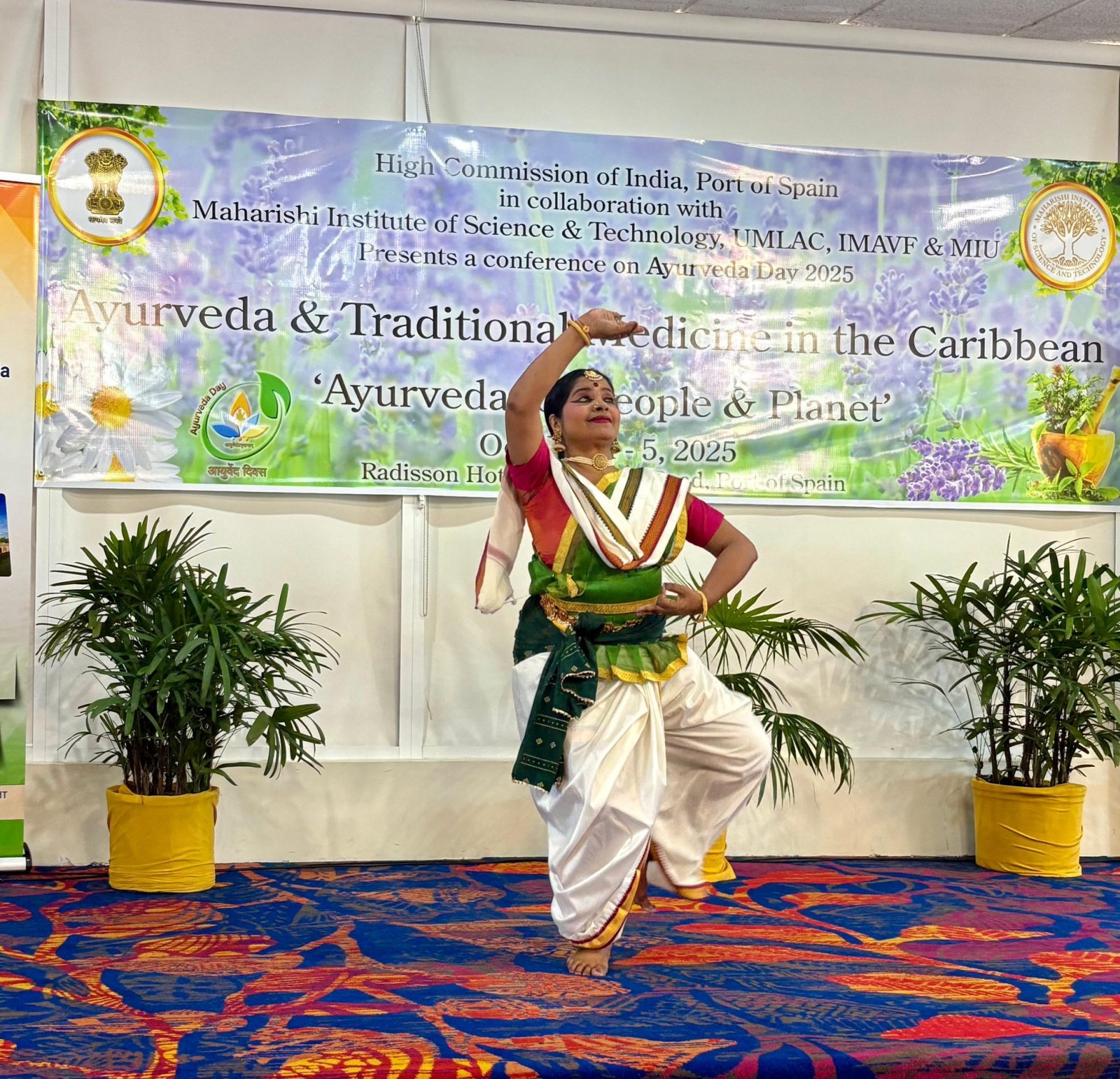 The High Commission of India, in collaboration with the Maharshi Institute of Science & Technology organized a Conference on ‘Ayurveda and Traditional Medicine in the Caribbean’ in Port of Spain on October 4, 2025.