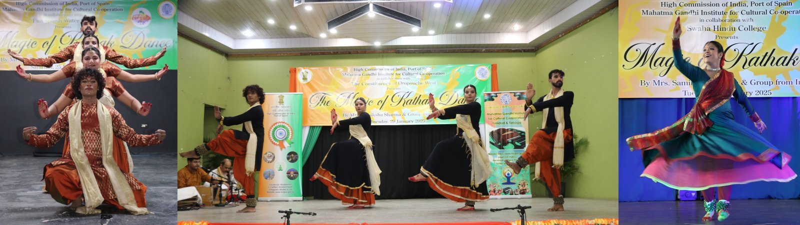 Magical Kathak performance by ICCR sponsored troupe led by Mrs. Samiksha Sharma in Trinidad & Tobago.