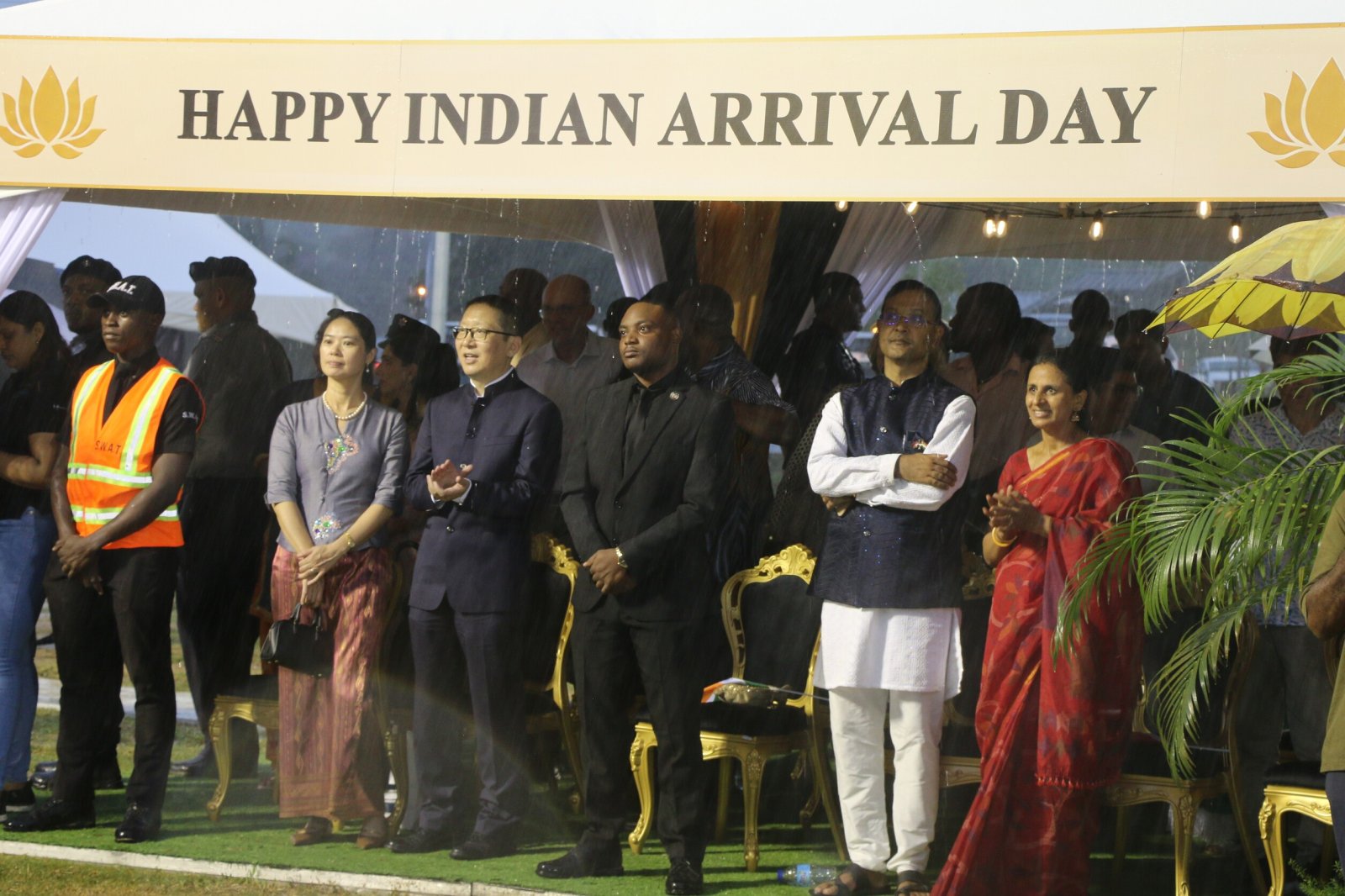 Brij Lok Manch Dance Group performing at the Constituency of Siparia on the occasion of PM Indian Arrival and Family Day Celebrations