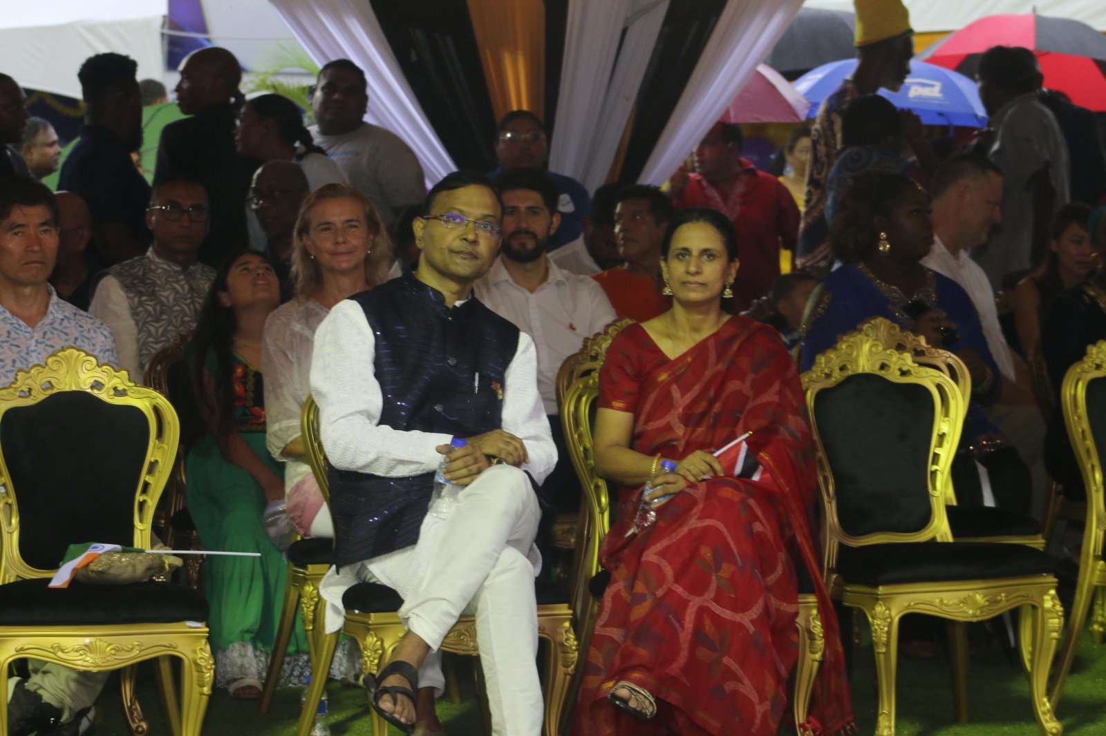 Brij Lok Manch Dance Group performing at the Constituency of Siparia on the occasion of PM Indian Arrival and Family Day Celebrations
