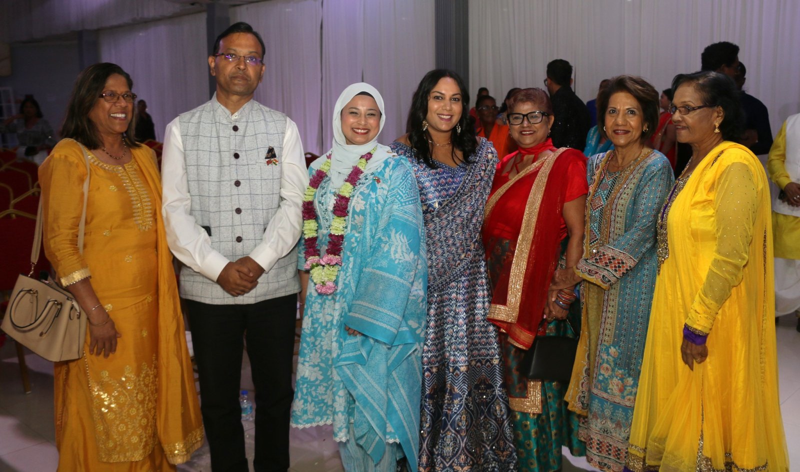 Brij Lok Manch Dance Group performing at the Enchanted Gardens Banquet hall, Princes Town on the occasion of Indian Arrival Day