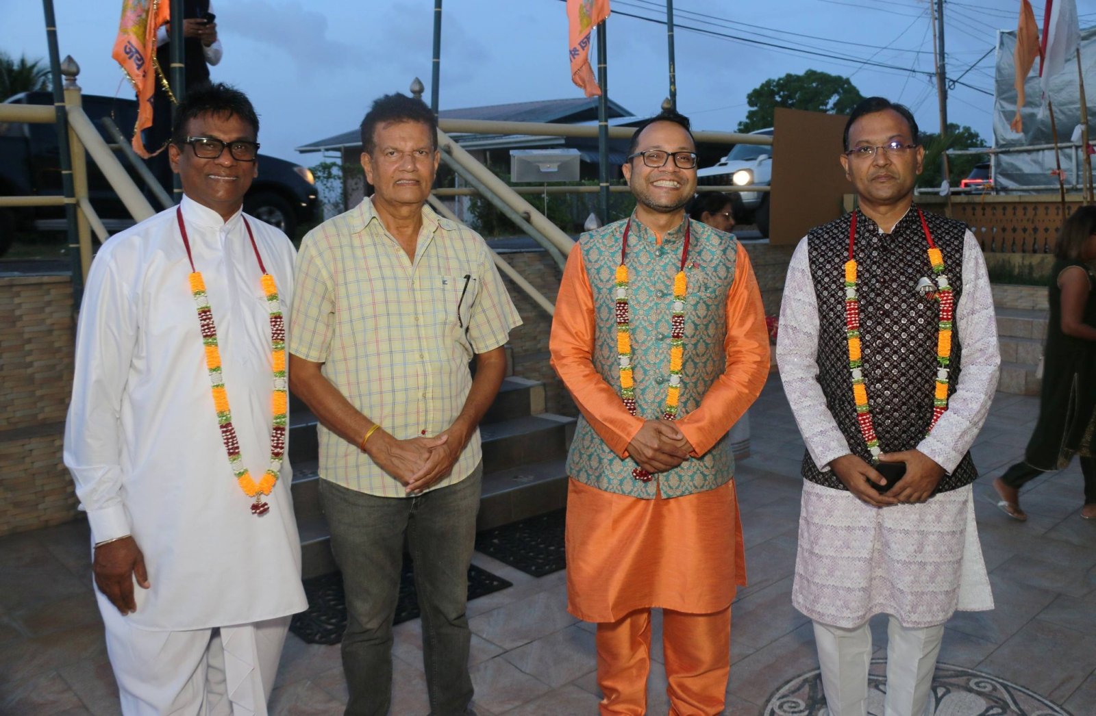 Performance of Brij Lok Manch dance group at Churkoo Village Mandir, Naparima on the occasion of Indian Arrival Day