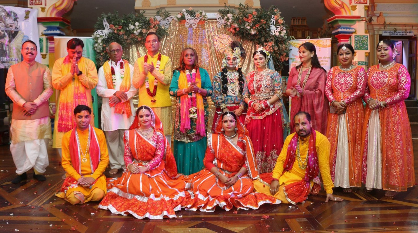 Performance of Brij Lok Manch dance group at Sri Dattatreya Yoga Centre, Carapichaima on the occasion of Indian Arrival Day