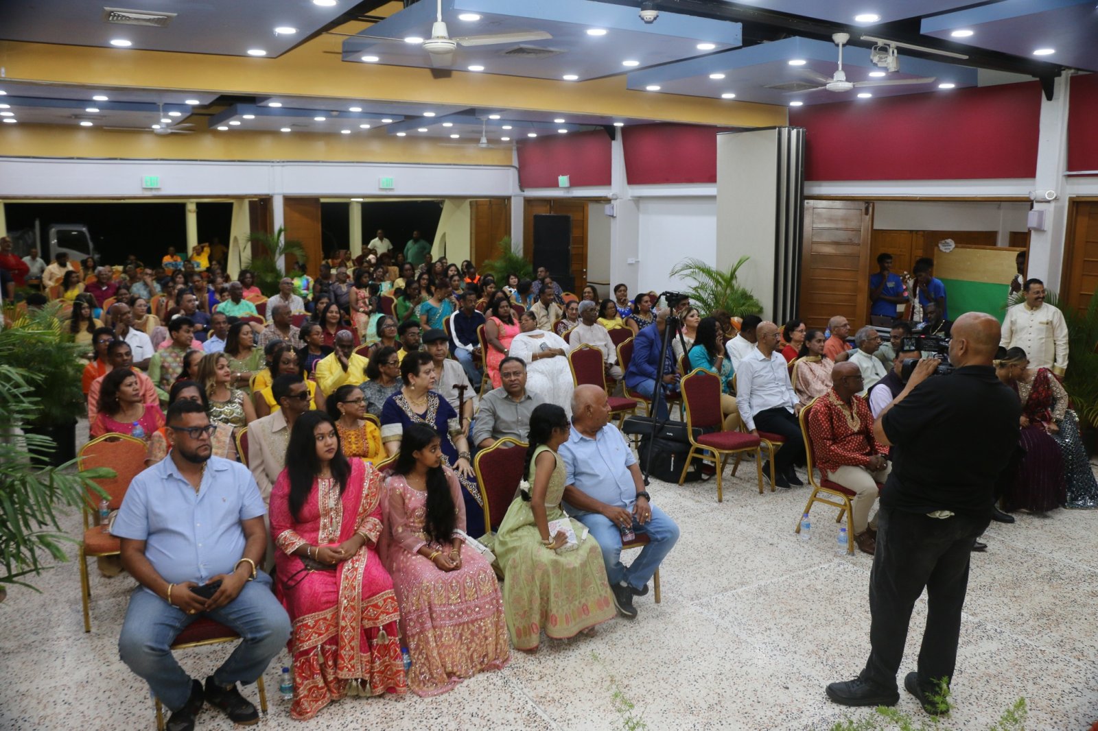 Performance of Brij Lok Manch dance group at BPTT, Mayaro on the occasion of Indian Arrival Day