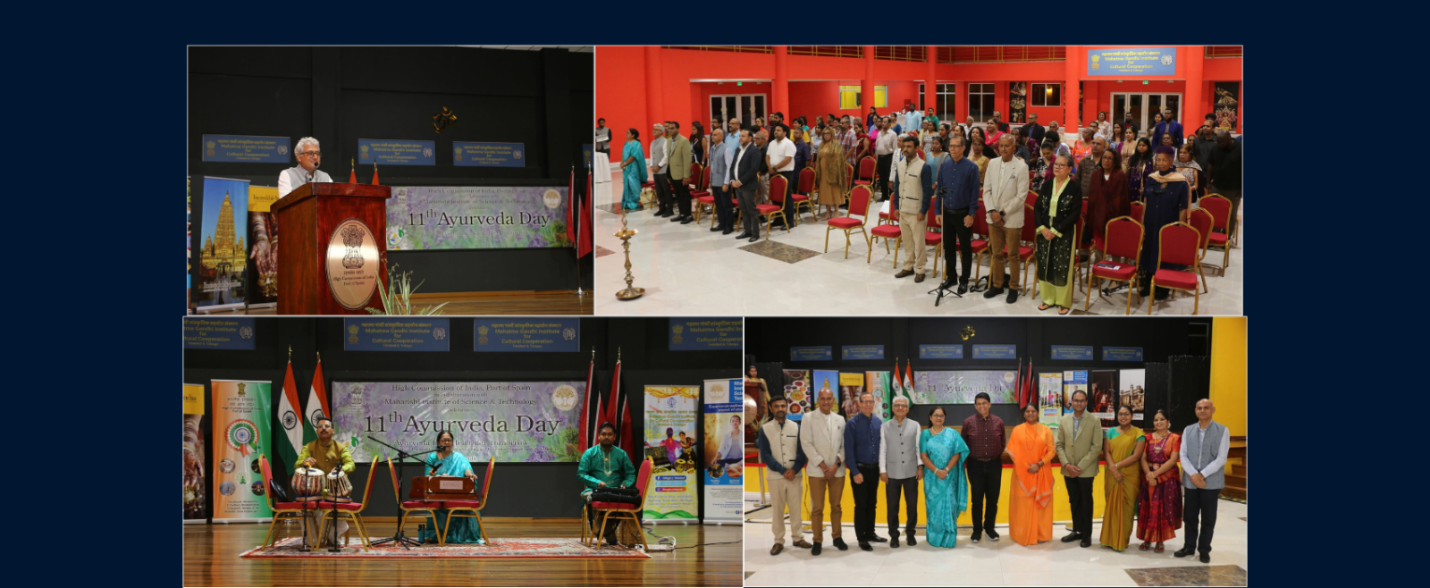 High Commission celebrated the 11th Ayurveda Day on 23rd September 2026 at the Mahatma Gandhi Institute for Cultural Co-operation, Mt. Hope with enthusiastic participation of Diaspora community and friends of India