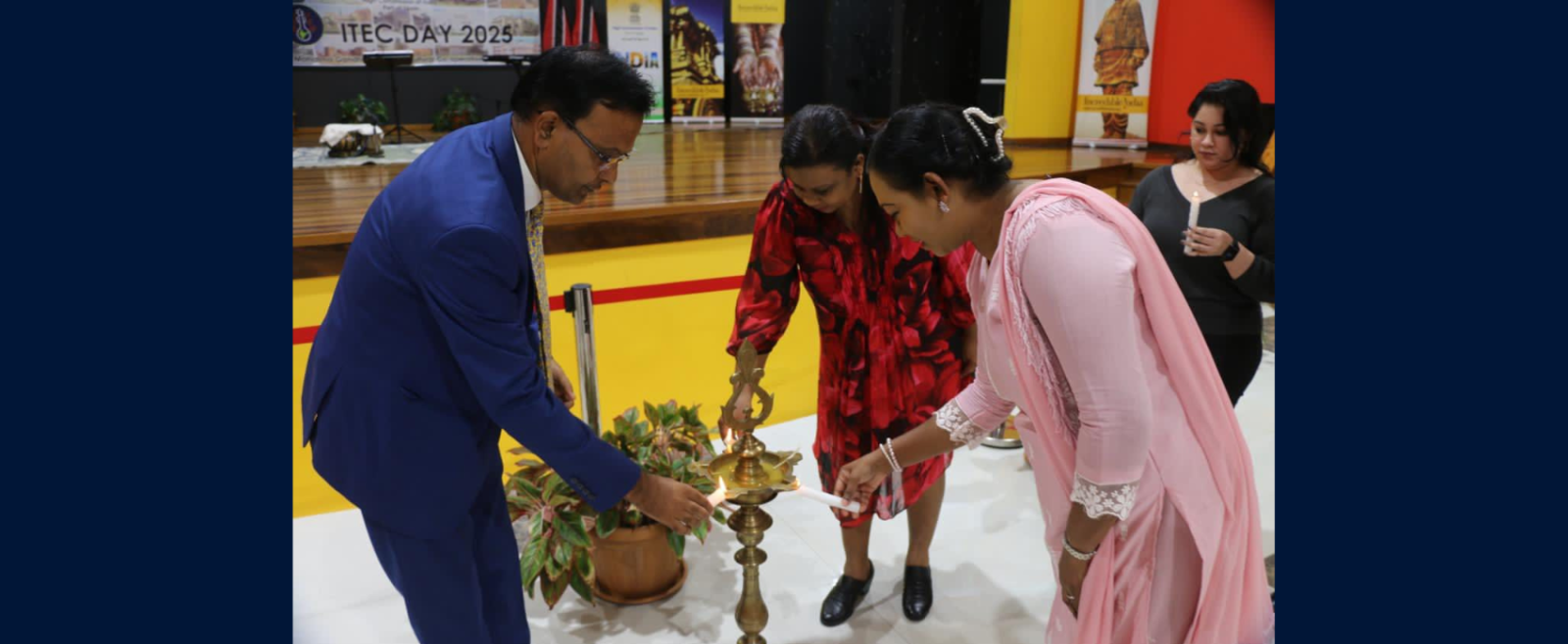 The High Commission commemorated ITEC Day 2025 at Mahatma Gandhi Centre for Cultural Cooperation, Mt. Hope.