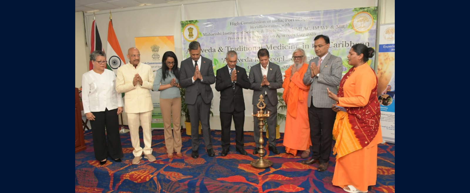 The High Commission of India, in collaboration with the Maharshi Institute of Science & Technology organized a Conference on ‘Ayurveda and Traditional Medicine in the Caribbean’ in Port of Spain on October 4, 2025.