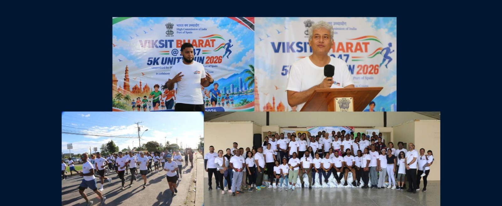 High Commission hosted the second edition of Viksit Bharat Run, a 5 km run at Couva South Hall on 27 September 2026.