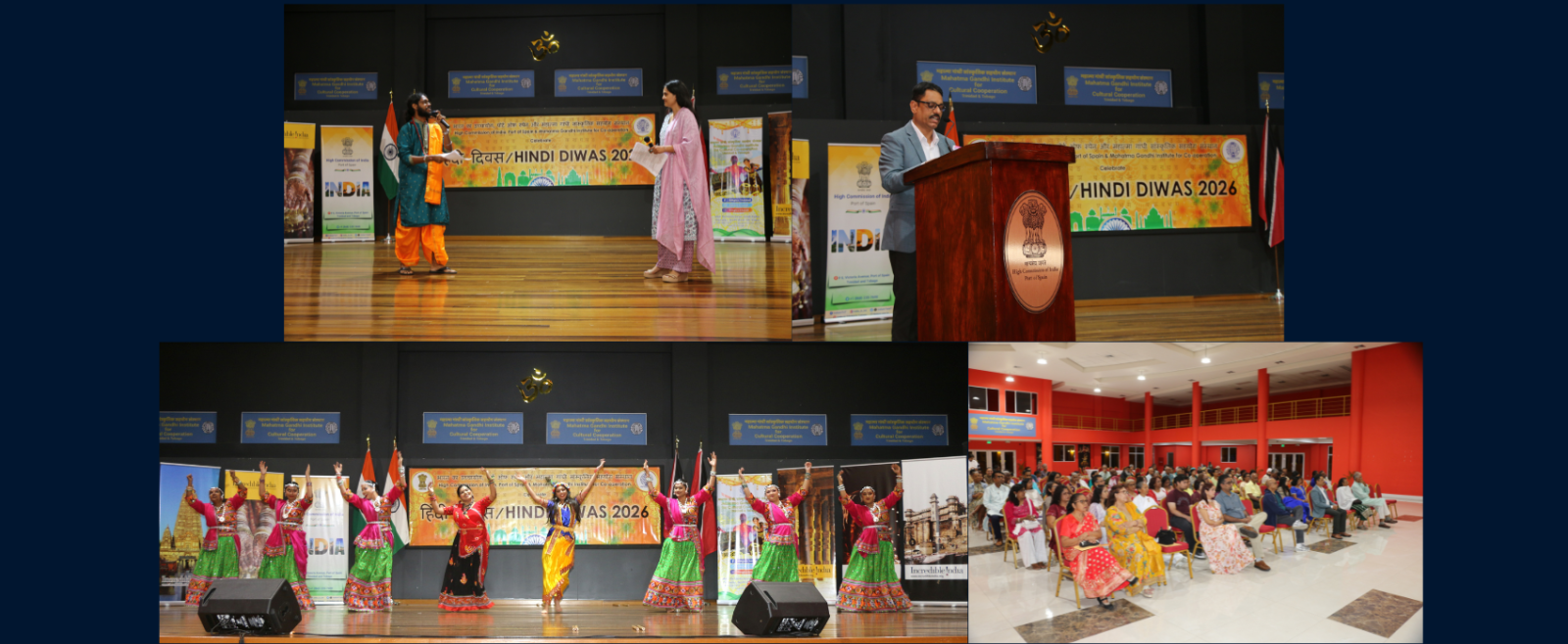 The High Commission celebrated Hindi Diwas on 14 September with enthusiastic participation of Hindi enthusiasts and diaspora community members.