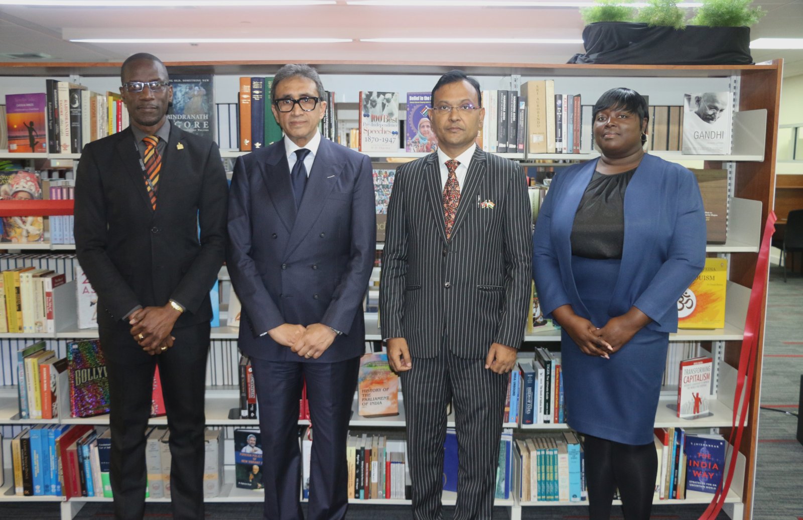 The High Commission of India set up an India Corner at the Library of the Parliament of Trinidad & Tobago at the historic Red House in Port of Spain on November 13, 2025.