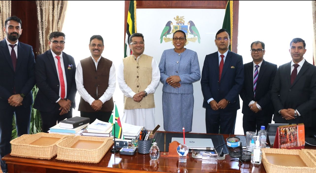 Official engagement with the President, Acting Prime Minister and the Foreign Minister of Dominica