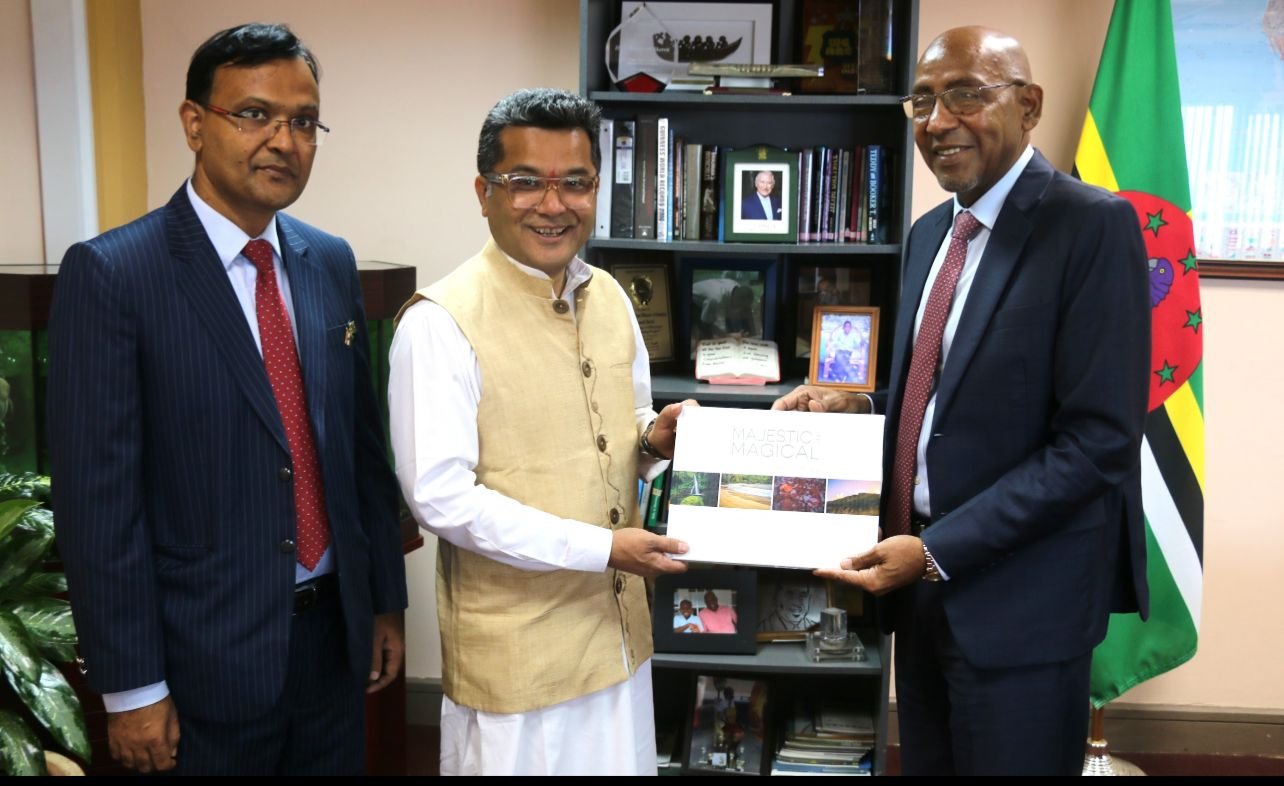 Official engagement with the President, Acting Prime Minister and the Foreign Minister of Dominica