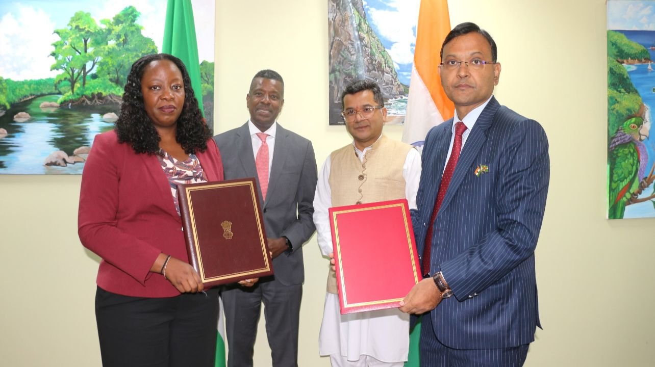 Official engagement with the President, Acting Prime Minister and the Foreign Minister of Dominica