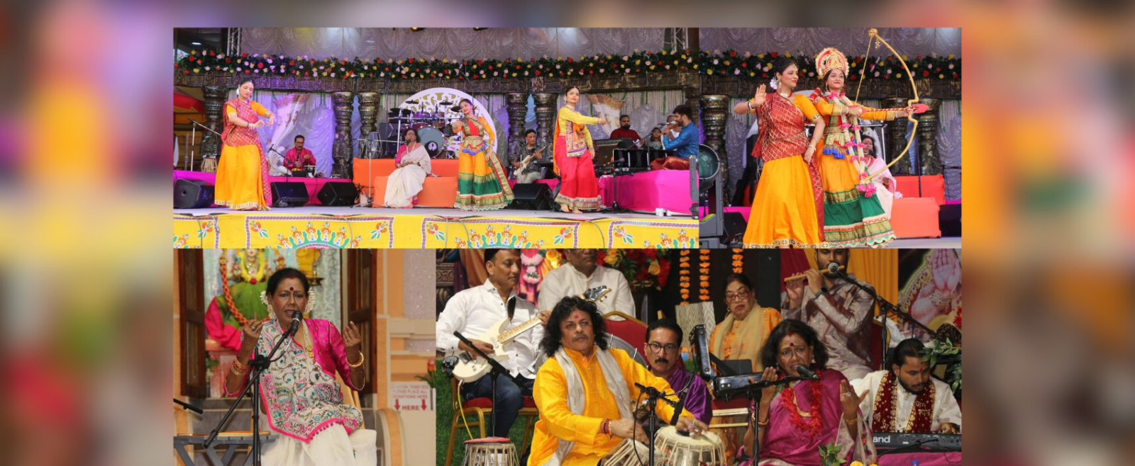 Captivating performances by Bhojpuri cultural troupe from India led by Dr Shailesh Srivastava at Indian Arrival Day Celebrations in Trinidad and Tobago