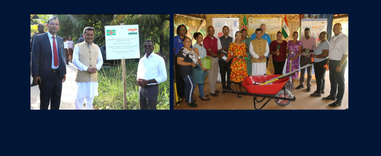 Minister of State for External Affairs Shri Pabitra Margherita visited the Government of India-funded Quick Impact Projects (QIP) in Commonwealth of Dominica on May 15 and the UNDP- India project for indigenous Kalinago community on May 16, 2026.